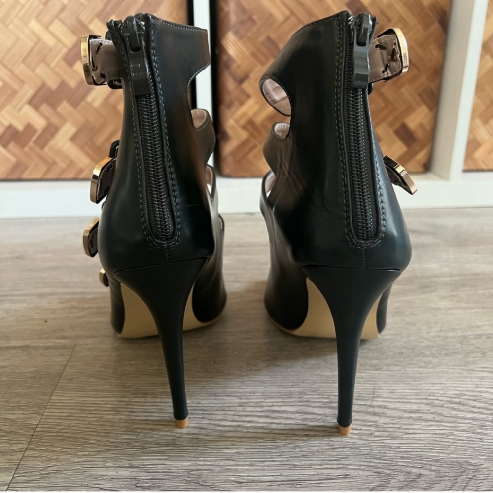 Versace Collection Buckle Heels - Picture 3 of 7